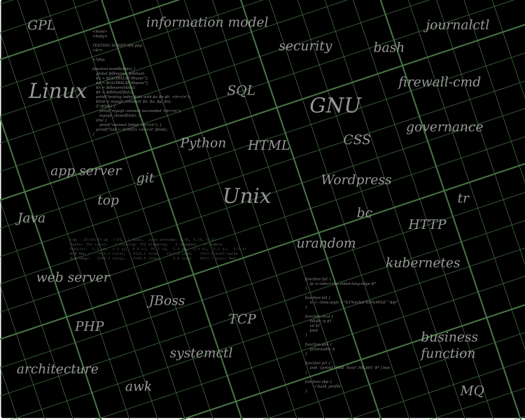 system grid kubernetes python git linux